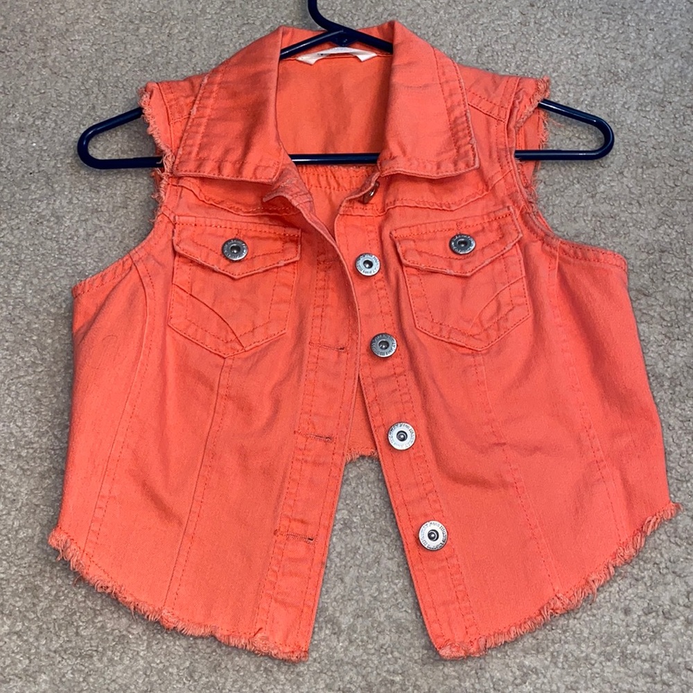 Orange Crop Jean Jacket